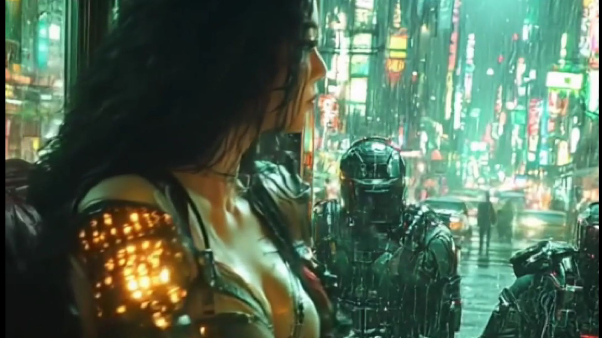Neon Minds: Life in a Cyberpunk AI-Driven Future