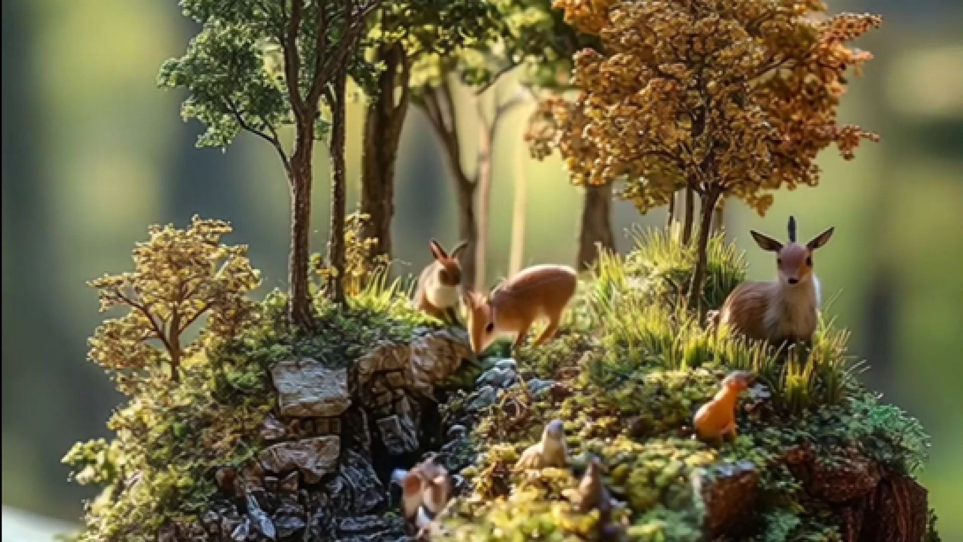 Peaceful Animal Life in a Small Sanctuary