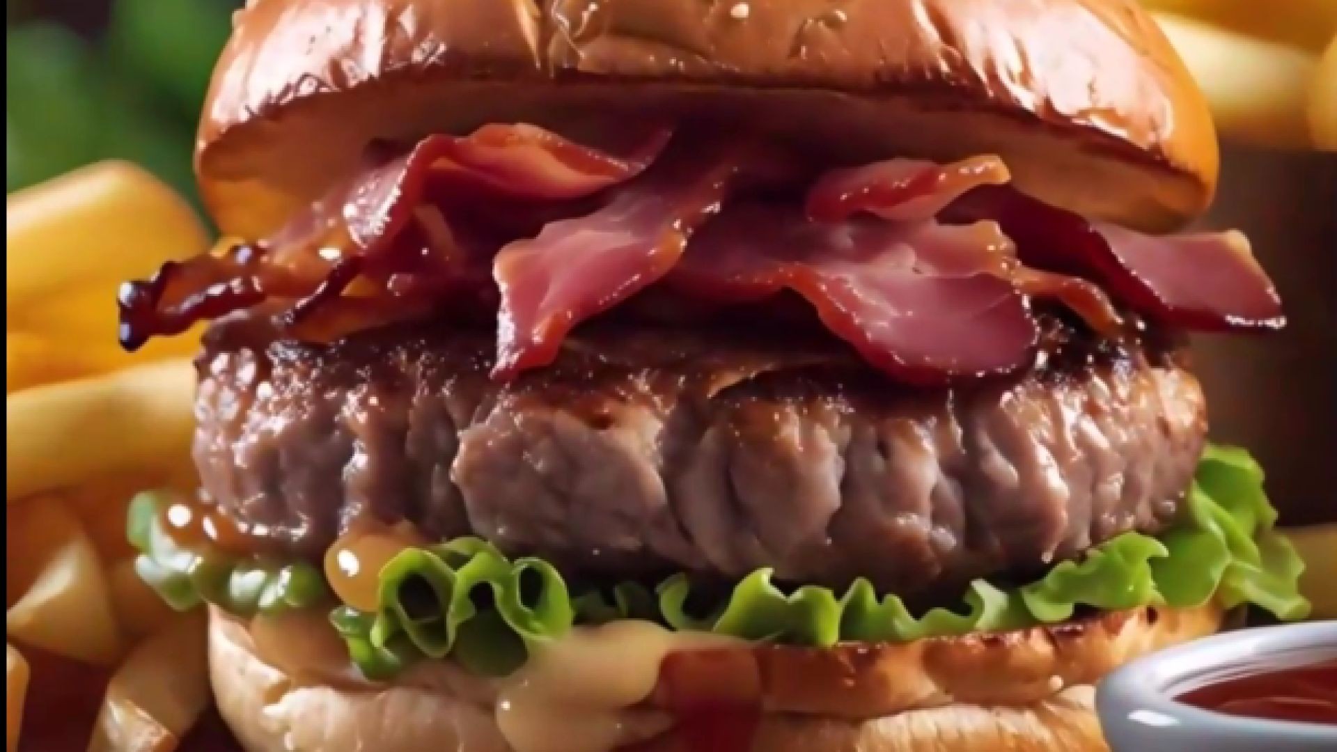 🍔🔥 "Chiếc Burger Đỉnh Cao – Nhìn thôi đã muốn ăn liền!" 🤤