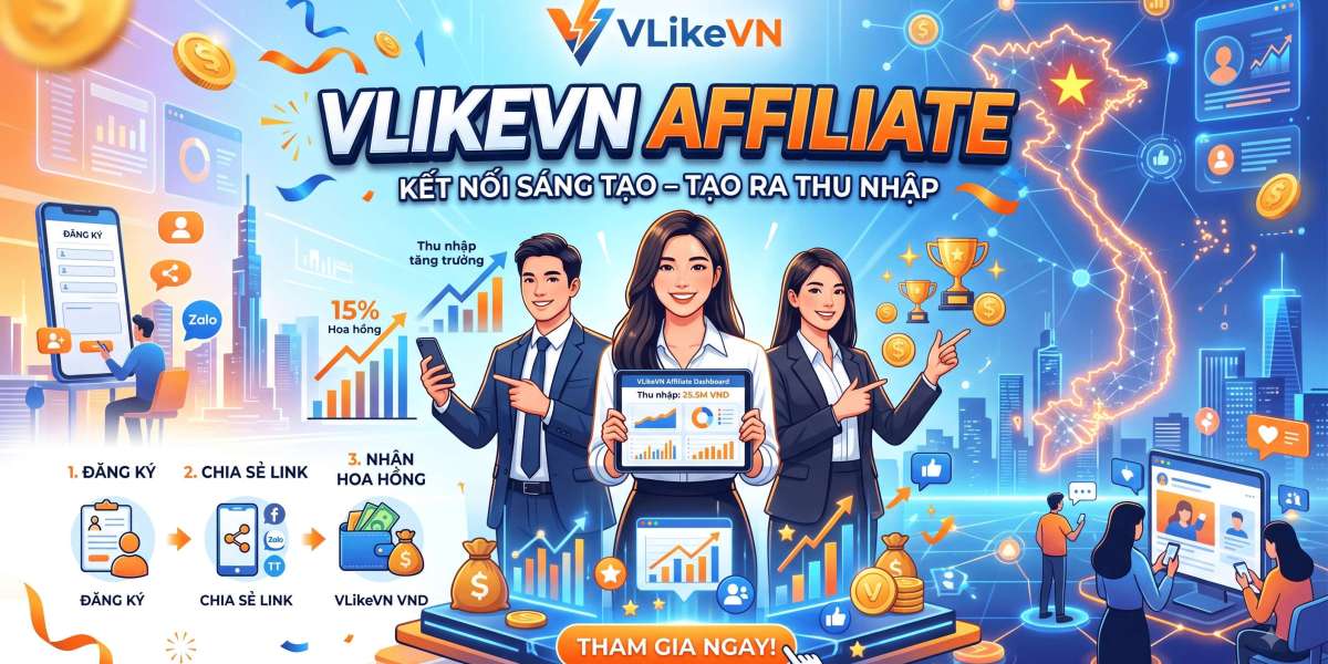 Cách làm Affiliate cho Creator: Đăng ký và tạo link VLIKE